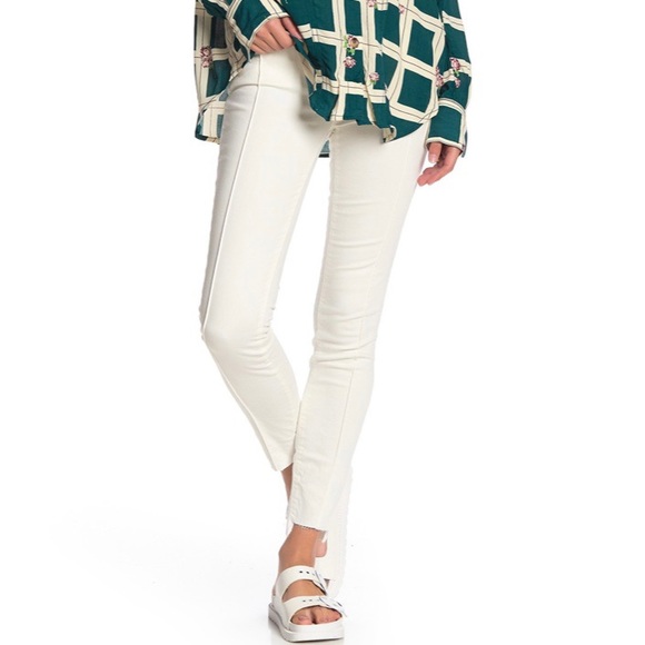 Free People Del Wray Step Hem Stretch Skinny Jean - Picture 2 of 12